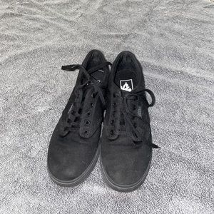 Black Low Vans